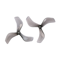 4 Pairs Gemfan 2216 2.2 Inch 3 Blades Propeller 1.5mm Shaft Hole for DJI O3 / O4 Air Unit FPV Racing Drones