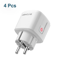 [4 Pcs] BlitzWolf® BW-SHP15 Zigbee 3.0 16A 3680W Smart Plug Wireless Power Socket Outlet EU Plug APP Remote Control / Vo