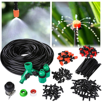 40m DIY Garden Water Irrigation Flowering Outdoor Cooling Greenhouse Planting Dripping System