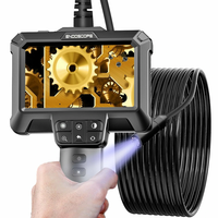 4.3 inch 8mm IPS Screen 1080P HD Car Inspection Camera 2000mah IP67 Waterproof Borescope Camera with 8 Adjustable LED Li