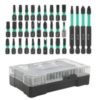 44PC Screwdriver Bit Set Magnetic S2 Steel 635mm Shank Compatible with Electric Screwdriver Drill Lithium Driver