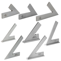 45 Degree Flat Edge Square Ruler For Carpentry Measurment Try Square Carpenter Tools Woodworking Metal Angle Ruler Set S