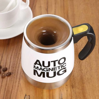 450ml Electric Self Stirring Magnetic Stainless Steel Coffee Mug Coffee Milk Mixing Cup Blender Lazy Smart Mixer Thermal