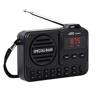 456BT Portable Radio FM Radio Rechargeable bluetooth Speakers Support Earphone USB TF Card MP3 Player Speaker Radios