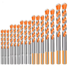 4/5/7/12/16PCS Tungsten Carbide Masonry Drill Bit Set 3-12mm for Metal Ceramic Tile Concrete Wood High Wear Resistance f