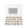 480pcs Monolithic Ceramic Capacitor Assortment Kit 10pF-10uF 50V Fixed Capacitors High Temperature ±10% Tolerance Ideal