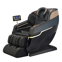 4D SL Track AI Smart Massage Chair 0 Gravity Recliner Full Body Airbag Massage Sofa With Touch Shortcut Panel Office Cha