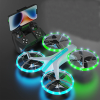 4DRC V33S WiFi FPV with HD Dual Camera Optical Flow Positioning Stunt Tumbling Colorful LED Lights Brushless Grid Full P