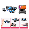 4DRC V8 Mini WiFi FPV with HD Camera Gesture Control Stunt Tumbling Colorful LED Lights Grid Full Protection Child Gift
