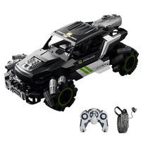4DRC Y3 Drift RC Car With Led Lights Music 2.4G Glove Gesture Radio Remote Control Spray Stunt Car 4WD Electric Children