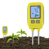 4in1 Soil Tester N/P/K Tester Digital LCD creen-10℃ to 80℃ Temperature Meter High Accuracy Stainless Steel Probe for G