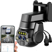 4K 6MP HD Dual-lens WiFi Surveillance Camera 10X Zoom Outdoors Night Vision Human Detection IP66 Waterproof Two-way Audi