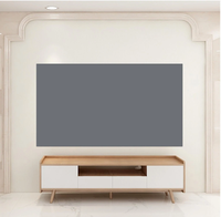 4K High-Definition Projector Screen 90-Inch 16:9 Metal Material Foldable Anti-light Curtain Simple Home Projector Portab