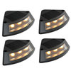 4Pack OutdoorSolar Lights Yard Lamp Landscape Decor Villa Balcony Garden Wall Step Lamps Stair Light
