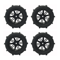 4Pcs 1/14 1/16 RC Car Tires For Wltoys 144001 124018 124019 104001 HBX 16889 SG1601 SG1602 XLF 16 Vehicle RC Crawler Off