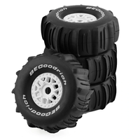4PCS 1/7/8 Short Course Truck Tires Off-road Wheels Tyres 17mm Hex for RC UDR 85086-4 ARRMA Mojave YK4072 DF7 RC Car Par