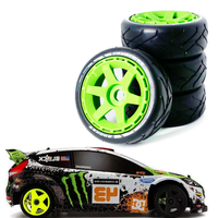 4PCS 1/8 Rally Drift On-Road Tires Wheels 17mm Hex for ARRMA INFRACTION LIMITLESS FELONY F1 ZD RC Car Vehicles Model Par
