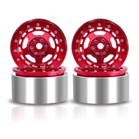 4PCS 2.2 Inch Wheel Hub Climbing RC Car Spare Parts for 1/10 TRX4 SCX10 Axail Easy Control 4102 D90 Vehicle Models Parts