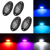 4PCS 8000LM Car LED Underglow Lights Atmosphere Lights Grille Modified Lights Universal for Off-road Vehicles