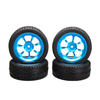 4PCS Alloy Rims Tires RC Car Wheels 1/18 WLtoys A959-B A979-B A959 A969 A979 K929 Vehicles Model Parts