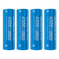 4Pcs Astrolux® E2145 4500mAh 28A 3.7V 21700 Li-ion Battery Unprotected High Drain Rechargeable Lithium Power Cell For Je