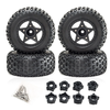 4PCS D232 Upgraded Off-Road Tires Wheels for 1/8 1/10 Short Course Truck RC Cars Vehicles Models Parts Accessories