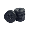4PCS LDRC 18499 1/18 Rock Crawler RC Car Original Parts Tires Wheels Vehicles Models Spare Accessories