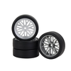 4PCS LDRC A86 A86P 1/18 RC Car Upgraded Drift Tires Wheels Vehicles Models Spare Parts LA0034-1