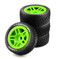 4PCS Off Road Tires Wheel 17mm Hex Hubs for 1/8 RC Racing Car ARRMA Maxx Sledge HPI Kyosho HSP ZD RC Car Parts