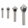 4pcs Set Titanium Countersink Deburring Drill Taper Hole Cutter Steel/Aluminum Countersunk Head Chamfering Tools 2-5-10-