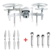 4PCS Spare Propellers with 4PCS Shock Absorber Landing Gear Extended Heighten Leg Tripod for FIMI X8SE 2020 /X8SE 2022 R