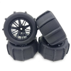4PCS Upgraded Desert Tires Wheels for 1/12 1/14 1/16 MJX 16208 16209 16210 14209 14210 WLtoys 144001 144002 144010 12400
