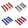 4PCS Upgraded Metal Front Rear Arm Code for ZD Racing DBX-10 10427S 9106S 1/10 RC Cars Vehicles Models Spare Parts Acces