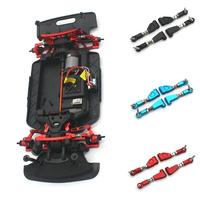 4PCS Upgraded Metal Front Rear Upper Rocker Arm Assembly for HNR H9802 H9803 Horse E30 Version 1/10 RC Cars Vehicles Mod