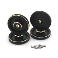 4PCS Upgraded Metal Hex Adaper 7mm for Land Rover Camel FMS FCX24M 1/24 RC Cars Vehicles Models Spare Parts