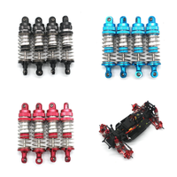 4PCS Upgraded Metal Parts Oil Filled Shock Absorbers Dampers for 1/14 ZD Racing MT16 Rlaarlo JIUSI MT14R PT14R RC Cars V