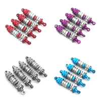 4PCS Upgraded Metal Parts Oil Filled Shock Asborbers Damper for MNRC MN128 MN86s G500 1/12 RC Cars Vehicles Models Spare