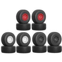 4PCS Upgraded Tires Wheels Rims for Arrma Mojave Grom 1/14 RC Cars Vehicles Models Spare Parts Accessories ARA550116