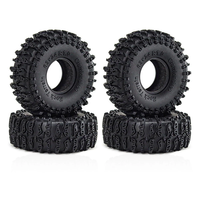 4PCS Upgraded Tyres Outer Skin for Land Rover TRX4M SCX24 FMS 1/18 Rock Crawler Climbing Truck RC Cars Vehicles Models S