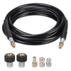 5-30m 1/4" M-NPT Hose Sewer Line And Drain Jetter Kit W/ Sewer Nozzle & Adapter