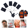 5 In 1 Electric USB Heating Pad Lightweight Portable Three-speed Adjustable USB Heating Pad For Clothes Vests Waists Abd