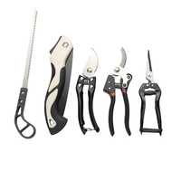 5-in-1 Garden Tool Set Stainless Steel Folding Saw Pruning Shears Gardening Kit Alloy Steel Compact Portable Multipurpos