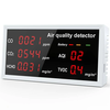5 in1 Air Quality Monitor 5 In 1 Rechargeable Carbon Dioxide Meter With 1000mAh Battery Electric Digital CO2 Detector Po