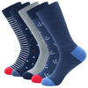 5 Pairs Fashion Colorful Men