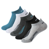 5 Pairs Mens Anti-odor Mesh Sports Socks Comfy Breathable SweatAnkle Socks Casual Soft Elastic Socks,  Spring & Summer
