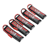 5 PCS ZOP Power 3.8V 450mAh HV 80C 1S LiPo Battery with JST Plug for RC Drone