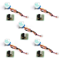5 Set Arduio DIY Kit ULN2003 Driver Module Board+28BYJ-48 5V 12V Reduction Step Motor Gear Stepper Motor 4 Phase Step Mo