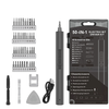 50-in-1 Mini Portable Electric Screwdriver Set 0.35 N·m Torque 200 r/min High-Speed Compact Design Rechargeable Lithium