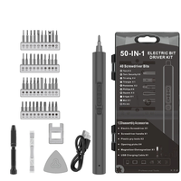 50-in-1 Mini Portable Electric Screwdriver Set 0.35 N·m Torque 200 r/min High-Speed Compact Design Rechargeable Lithium