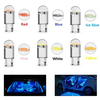 50 X T10 Car Width Light Bulbs Crystal Transparent Integrated LED Small Car Lights Cob High Brightness License Plate Lig